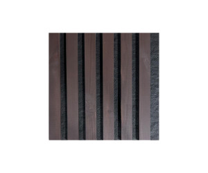 Panel de pared de madera natural 2700 x 300mm (Marrón-Negro)